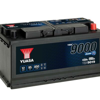 YBX9019 12V 95Ah 850A Yuasa AGM Start Stop Plus Battery