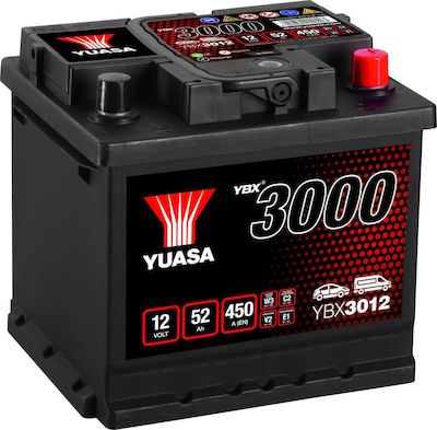 Μπαταρία YBX3012 12V 52Ah 450A Yuasa SMF